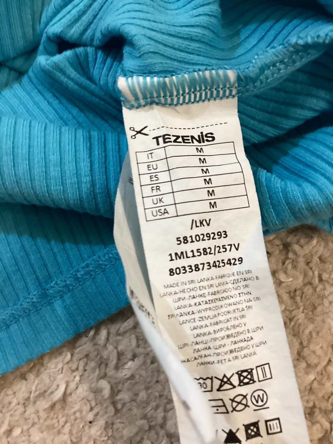 Blouse Tezenis - Turquoise - Taille M