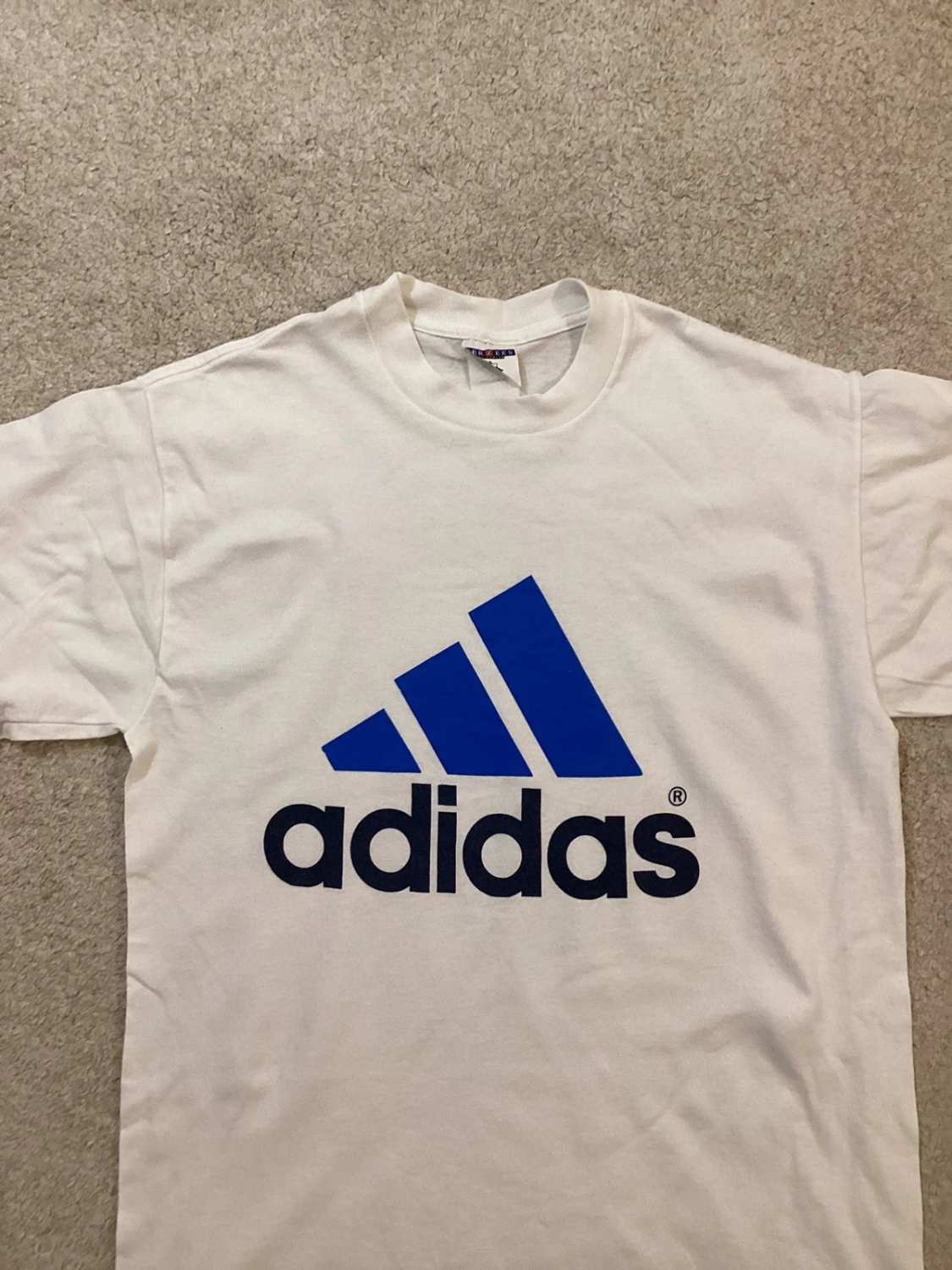 T-shirt Adidas Homme - Blanc - Taille M - Coton