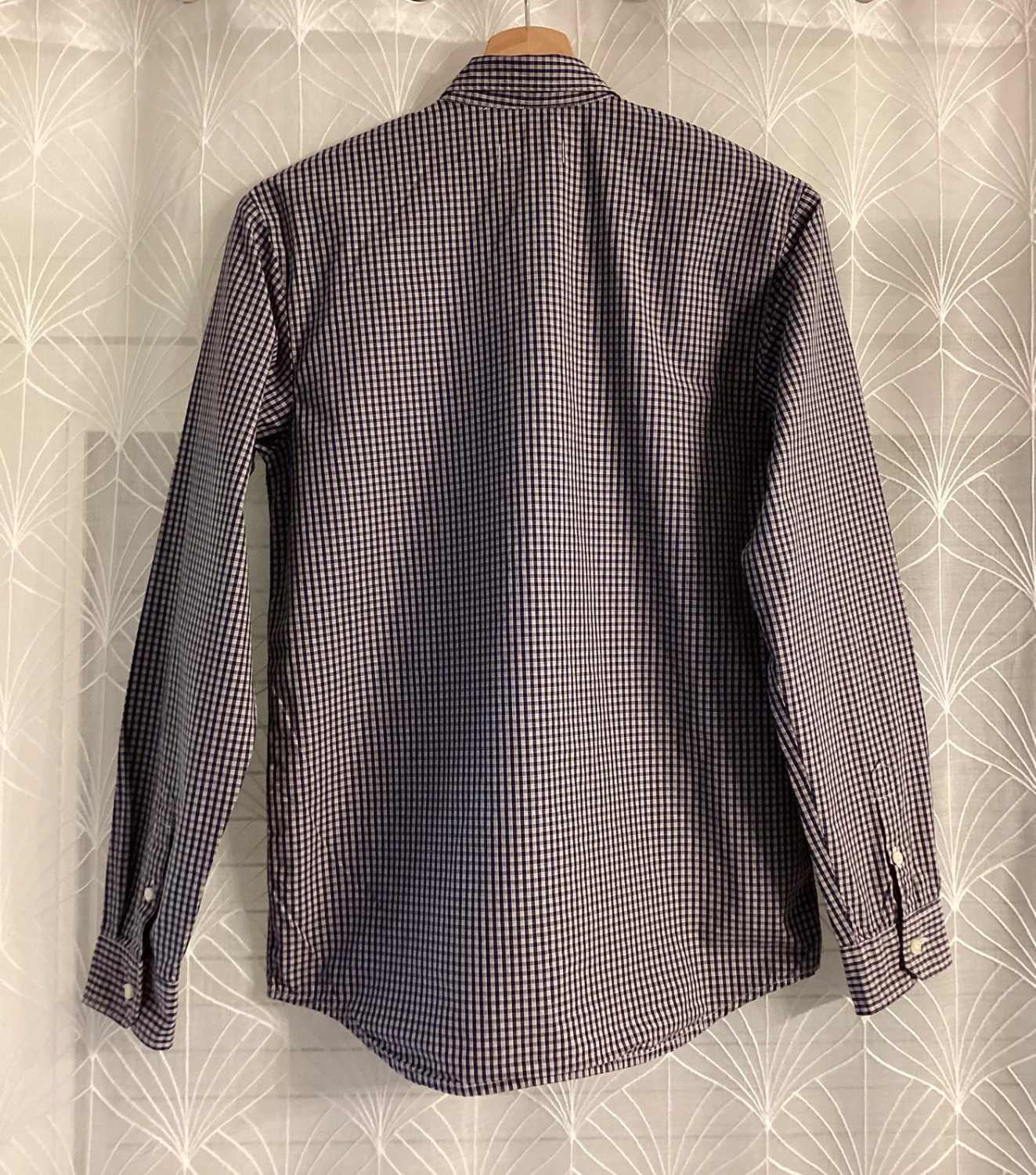 🔴Chemise à Carreaux Napapijri - Marine/Rouge/Blanc - Taille 14A