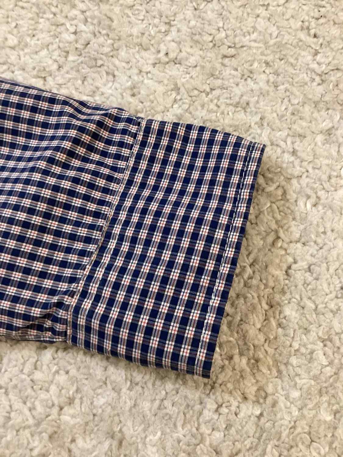 🔴Chemise à Carreaux Napapijri - Marine/Rouge/Blanc - Taille 14A