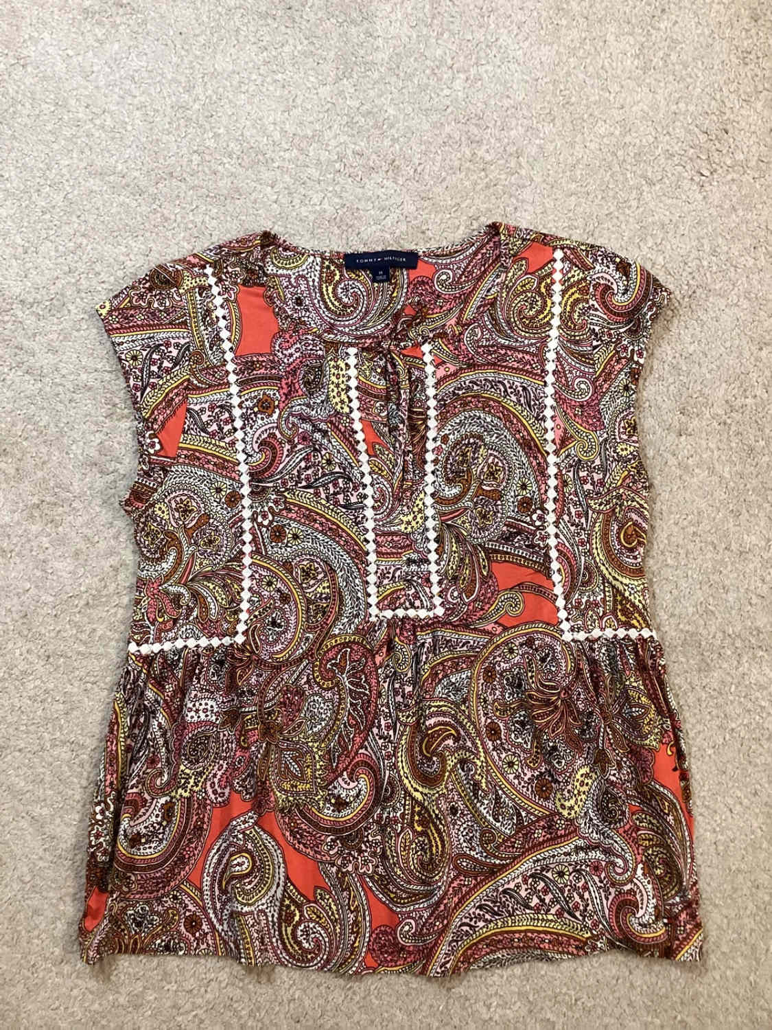 🌈 Blouse Tommy Hilfiger Multicolore - Taille M