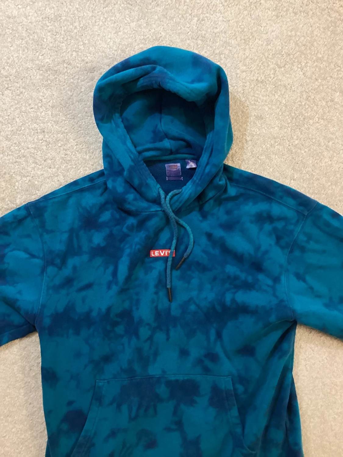 🍃 Pull Levi's à Capuche - Vert Forêt