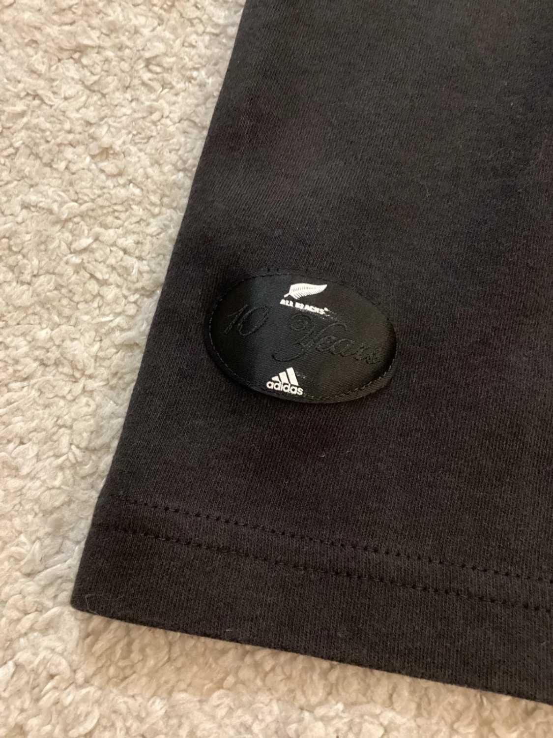 🏉 Polo Adidas All Blacks 10 - Noir et Bleu