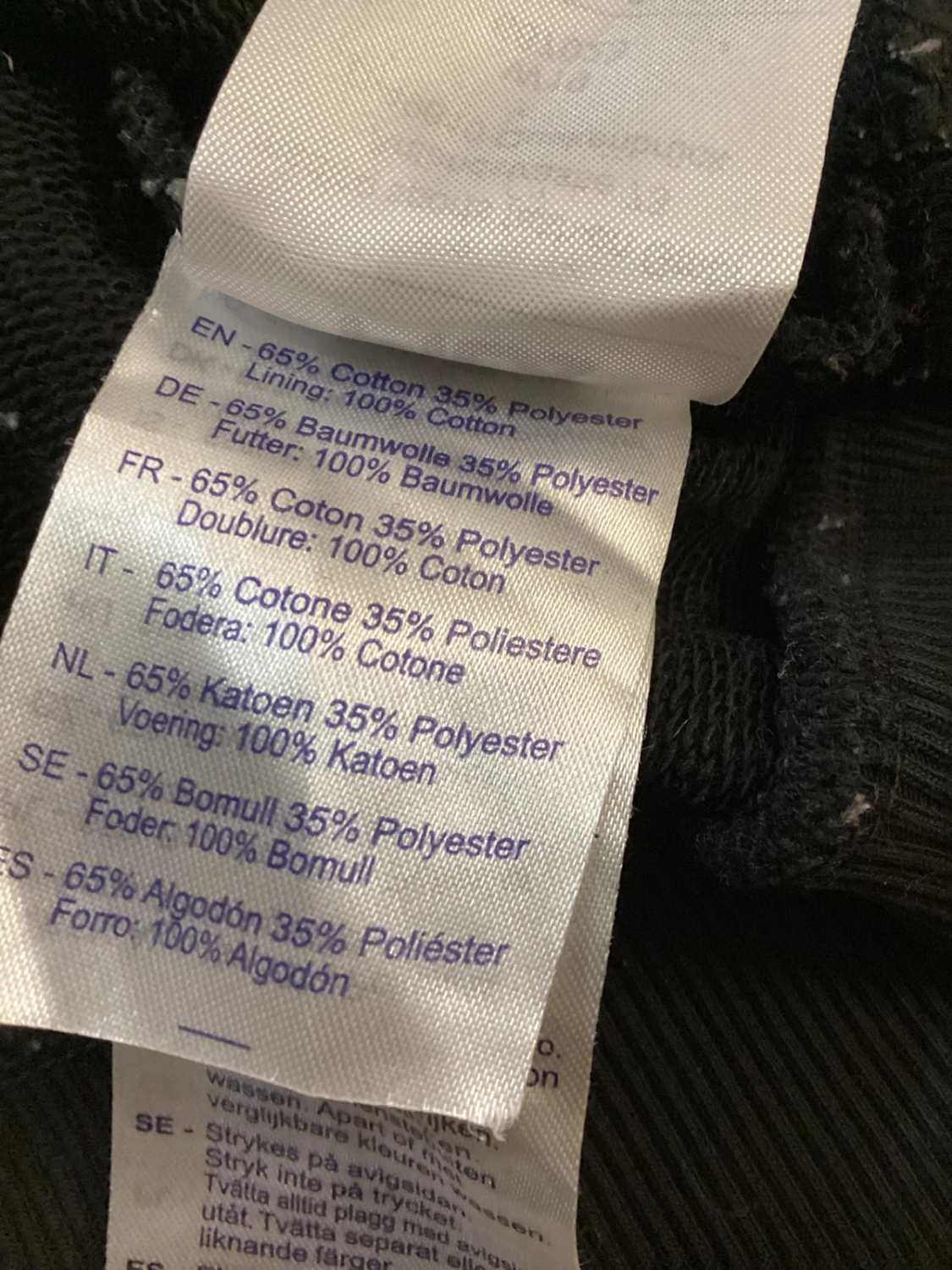 🖤 Pull à Capuche Fila - Noir - Taille S