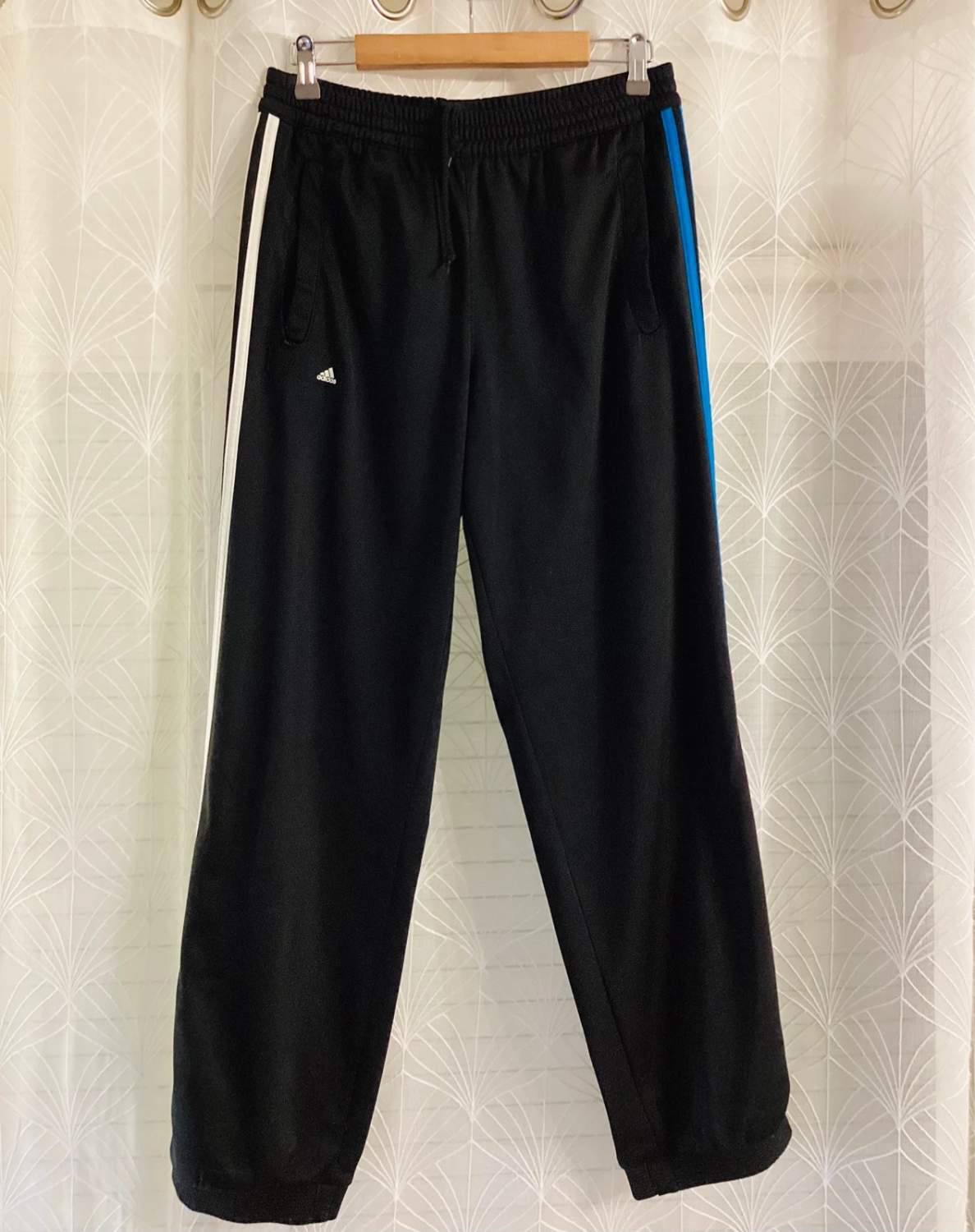 Pantalon Adidas Sport Noir/Bleu - Taille L