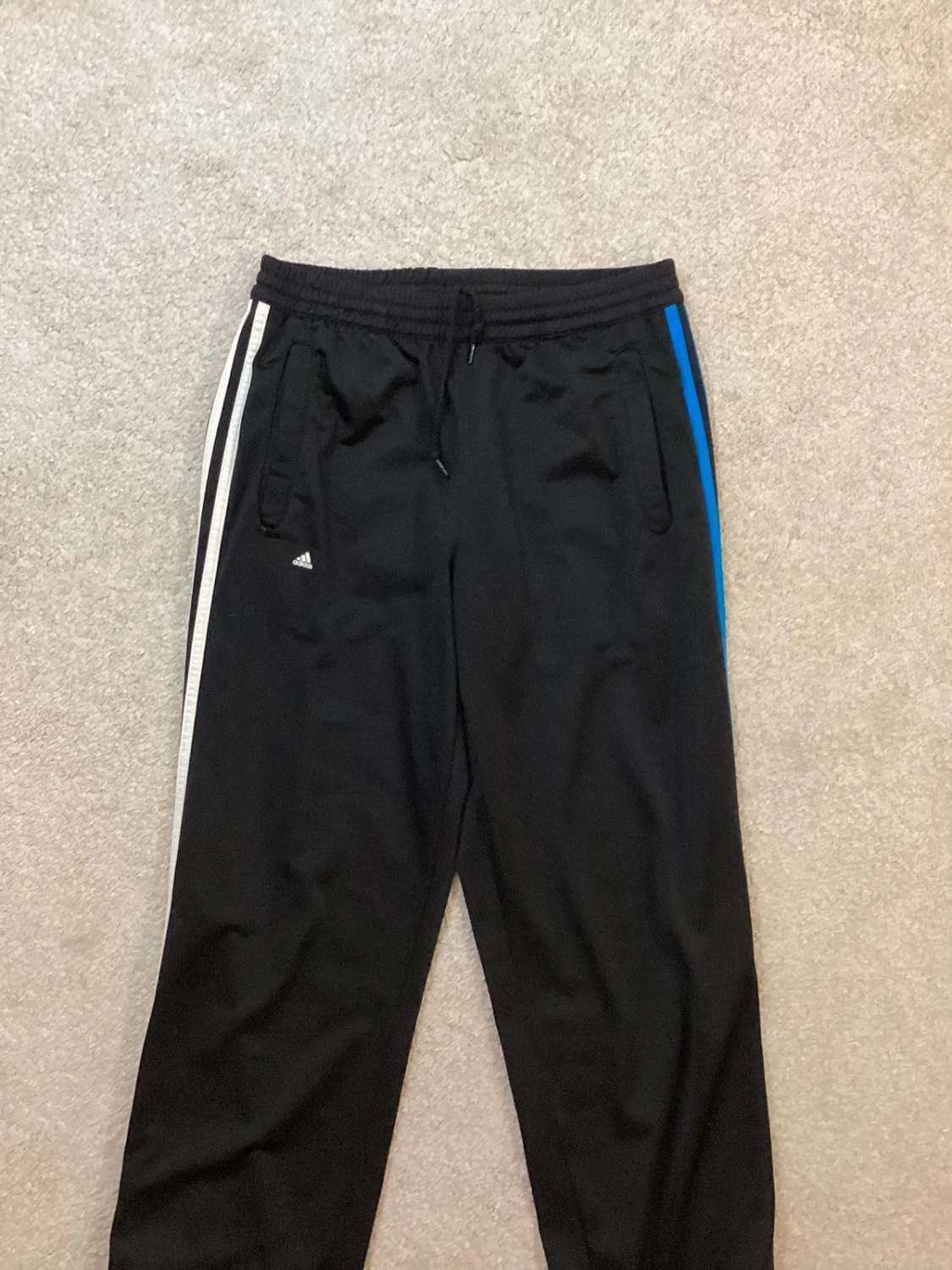 Pantalon Adidas Sport Noir/Bleu - Taille L