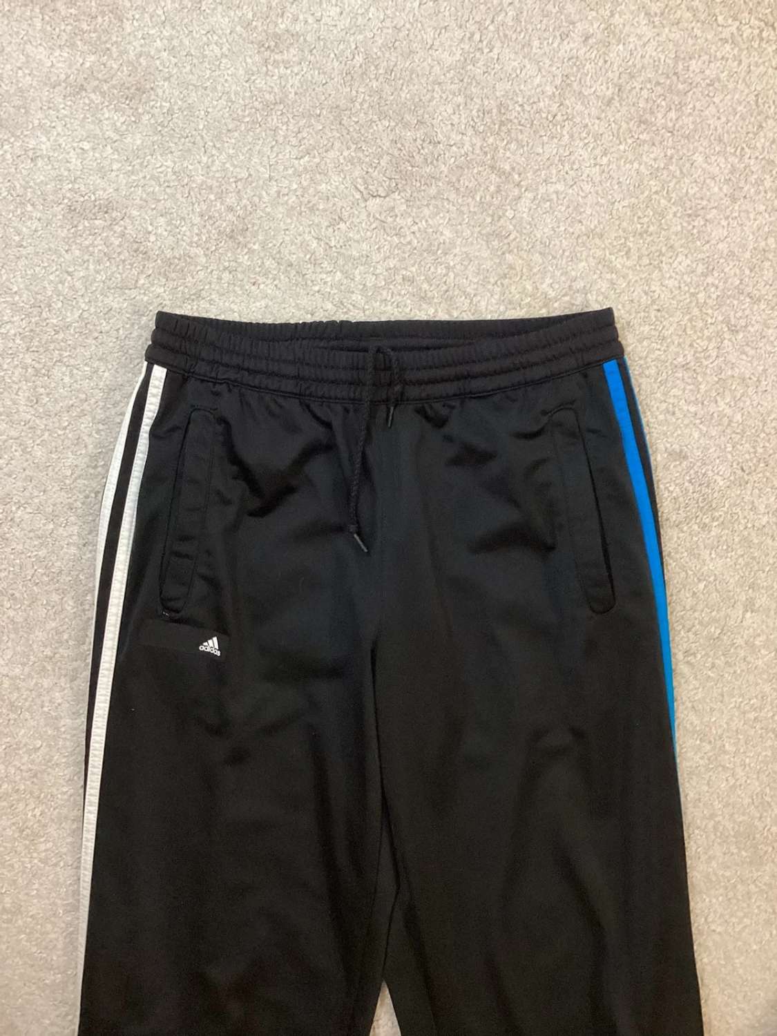 Pantalon Adidas Sport Noir/Bleu - Taille L