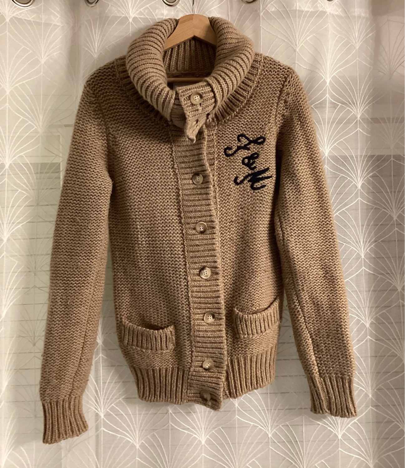 🤎 Cardigan Franklin & Marshall - Beige - Taille M