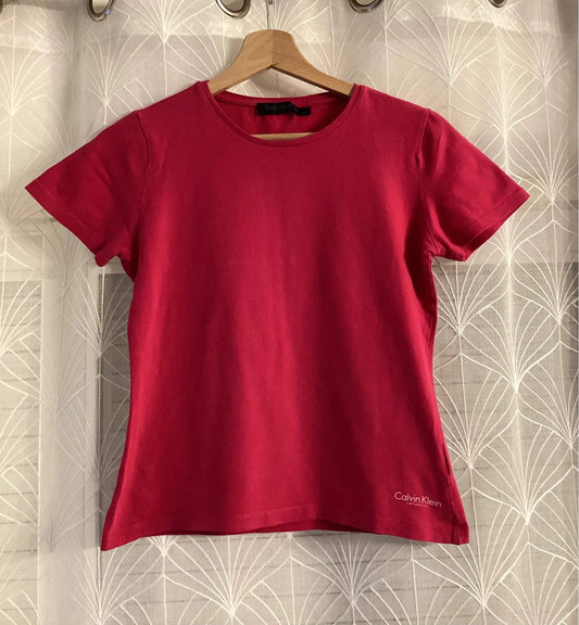 💖 T-shirt Calvin Klein Fuchsia - Taille M