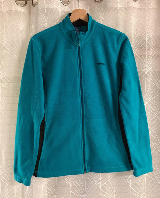 🍃 Veste Polaire Reebok - Turquoise - Taille M