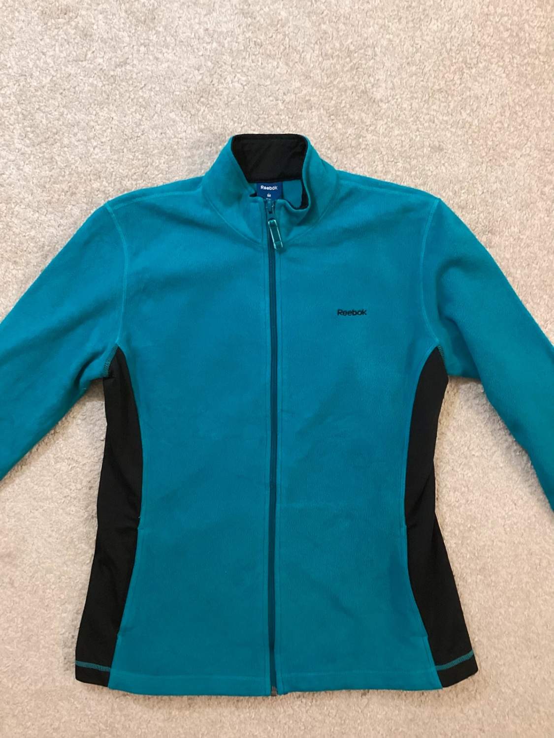 🍃 Veste Polaire Reebok - Turquoise - Taille M