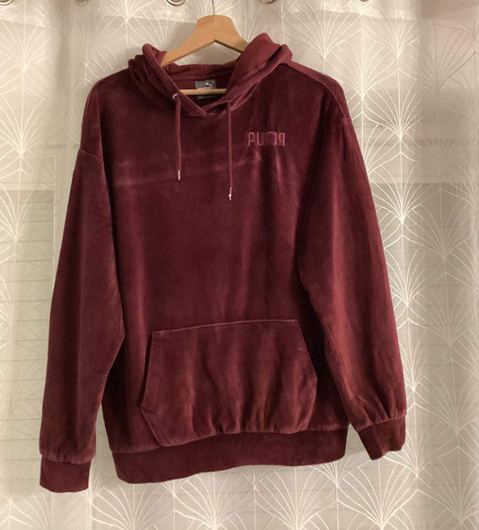 🔥 Pull à capuche Puma Bordeaux - Taille XS/TP - État parfait