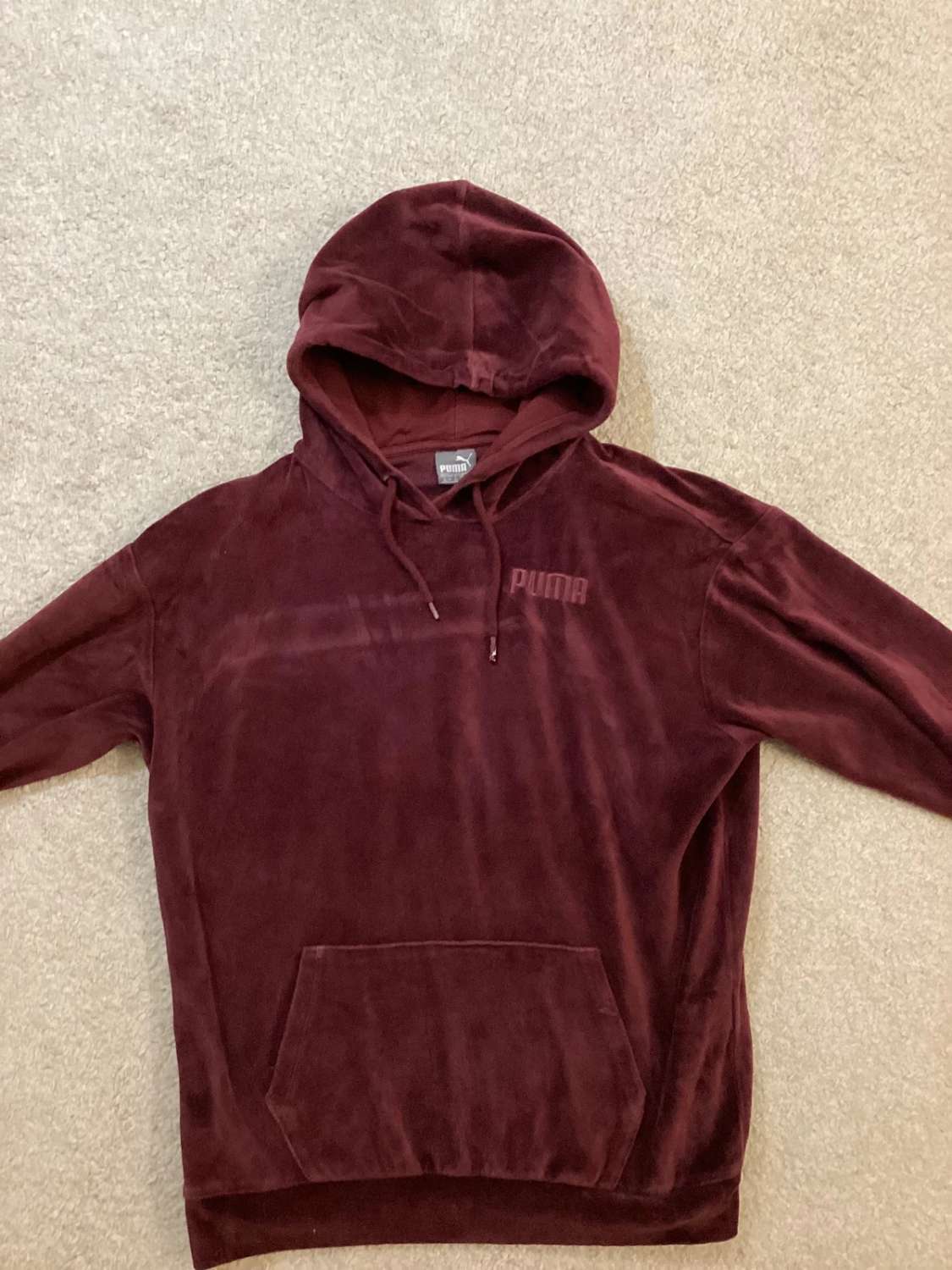 🔥 Pull à capuche Puma Bordeaux - Taille XS/TP - État parfait