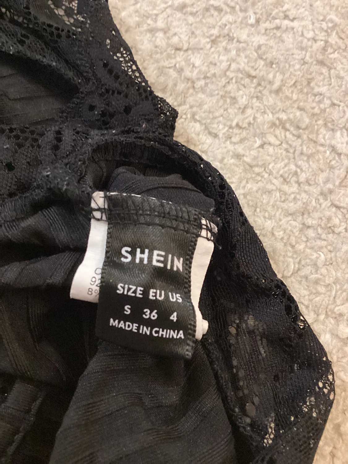 🖤 Top Shein - Noir - Épaules Dénudées - Taille S