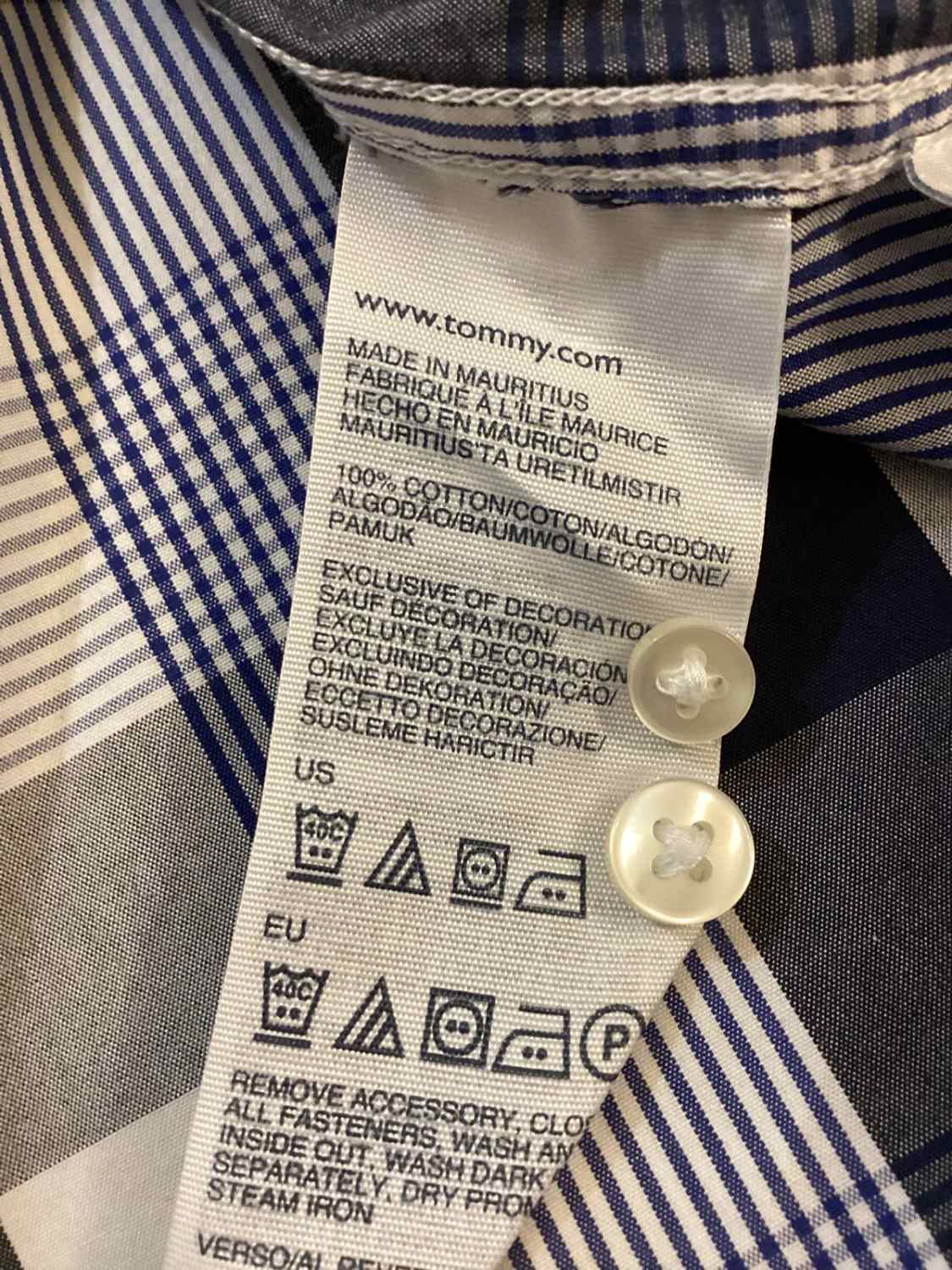 Chemise Tommy Hilfiger Vintage Custom Fit 80's - Carreaux - XLTG
