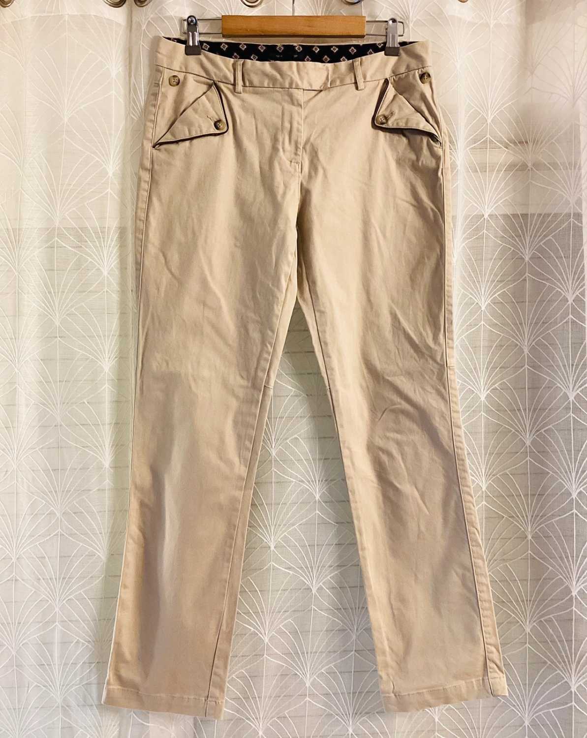 Pantalon Tommy Hilfiger Parker Beige - UK8