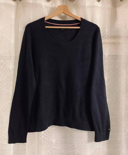 🔵 Sweat Tommy Hilfiger Femme - Marine - Taille L/G