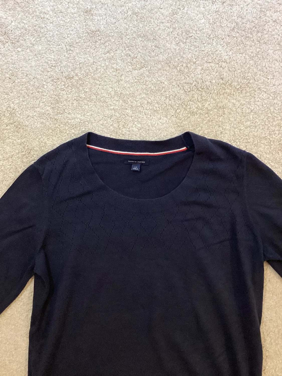 🔵 Sweat Tommy Hilfiger Femme - Marine - Taille L/G