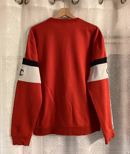 🔴🤍 Pull Champion Homme - Rouge & Blanc - Taille M