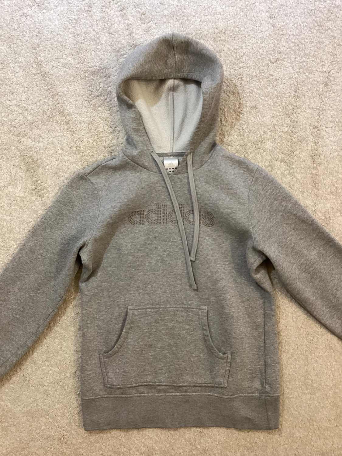 🐺 Pull à Capuche Adidas Femme - Gris - Taille M