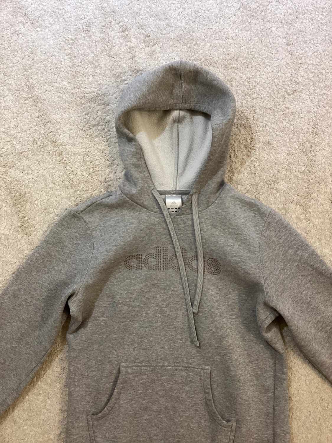 🐺 Pull à Capuche Adidas Femme - Gris - Taille M