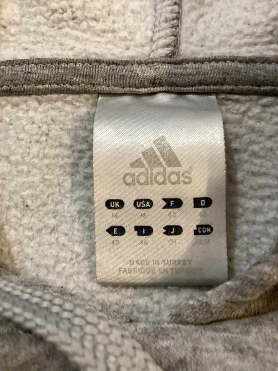 🐺 Pull à Capuche Adidas Femme - Gris - Taille M