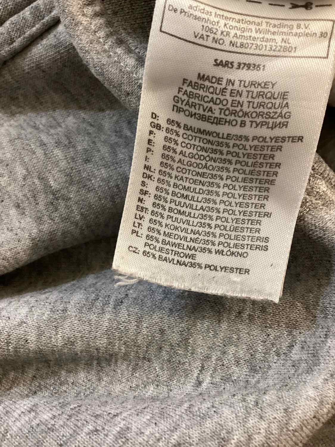 🐺 Pull à Capuche Adidas Femme - Gris - Taille M