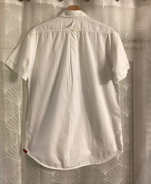 Camicia Woolrich Uomo - Bianco - Maniche Corte - Taglia M