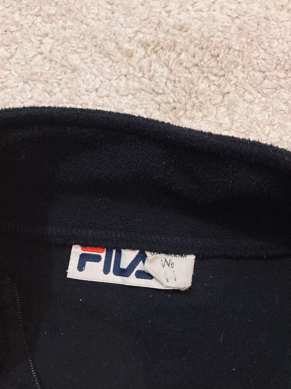🖤 Pull Polaire Fila - Noir - Taille M