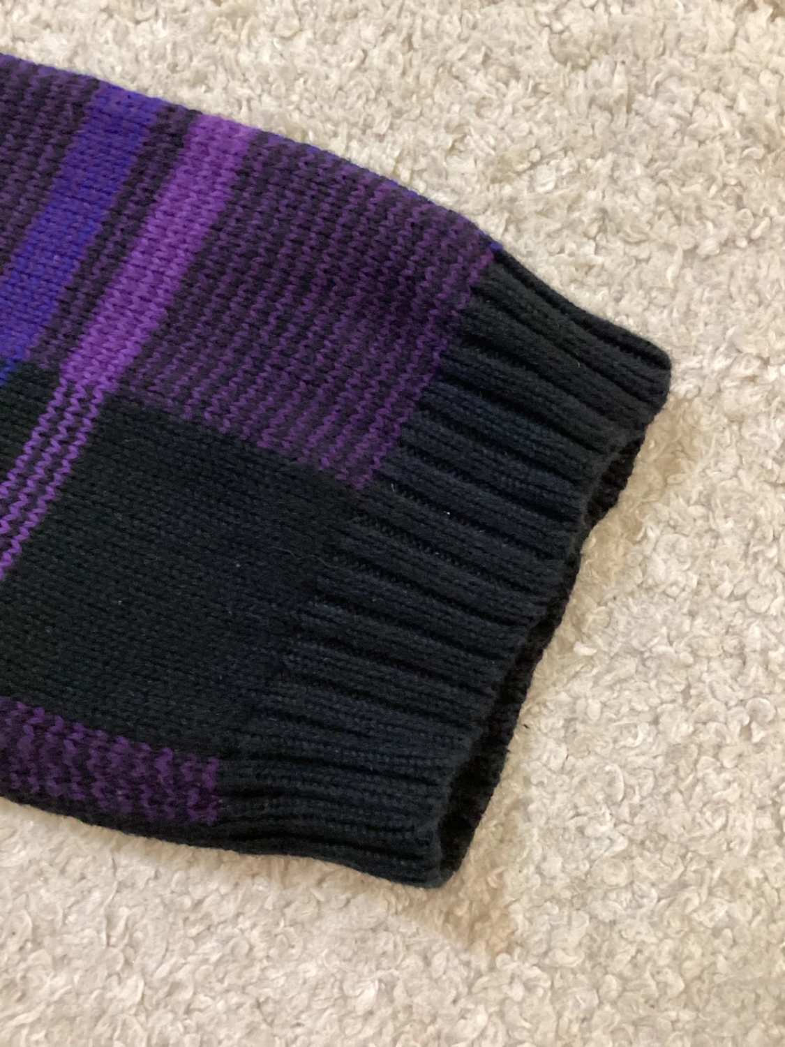 Sweat à Carreaux Lauren Ralph Lauren - Noir/Violet/Bleu - Taille M