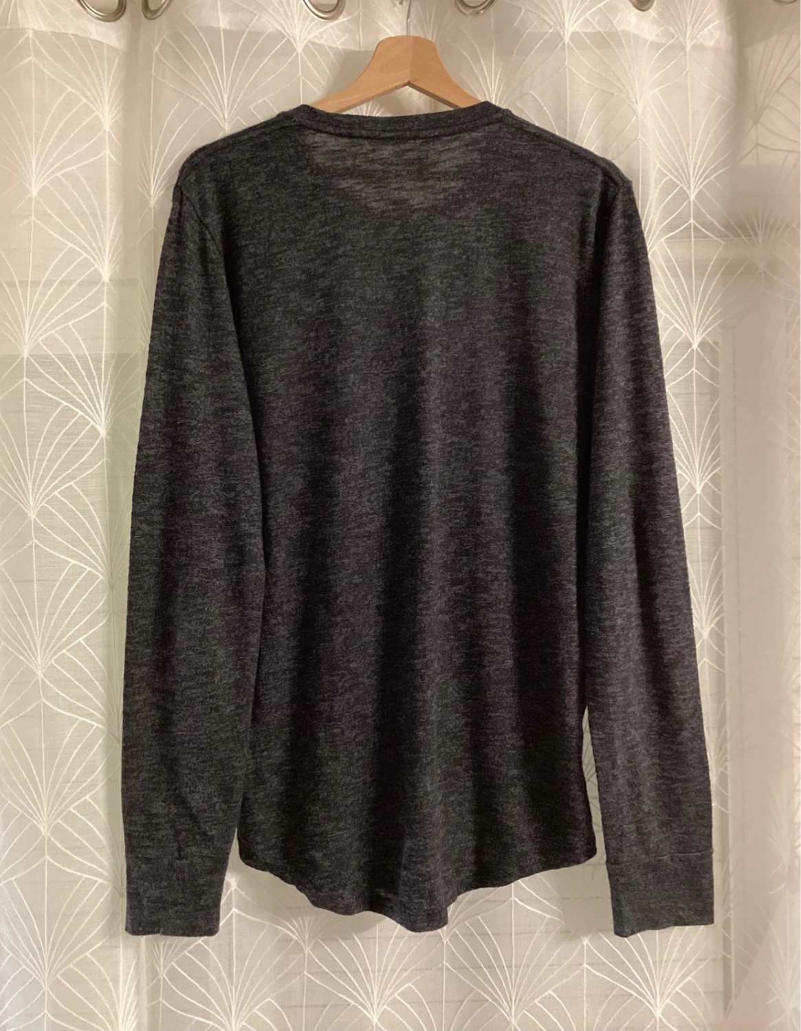 🐘 Pull Hollister Homme - Gris Foncé - Taille M