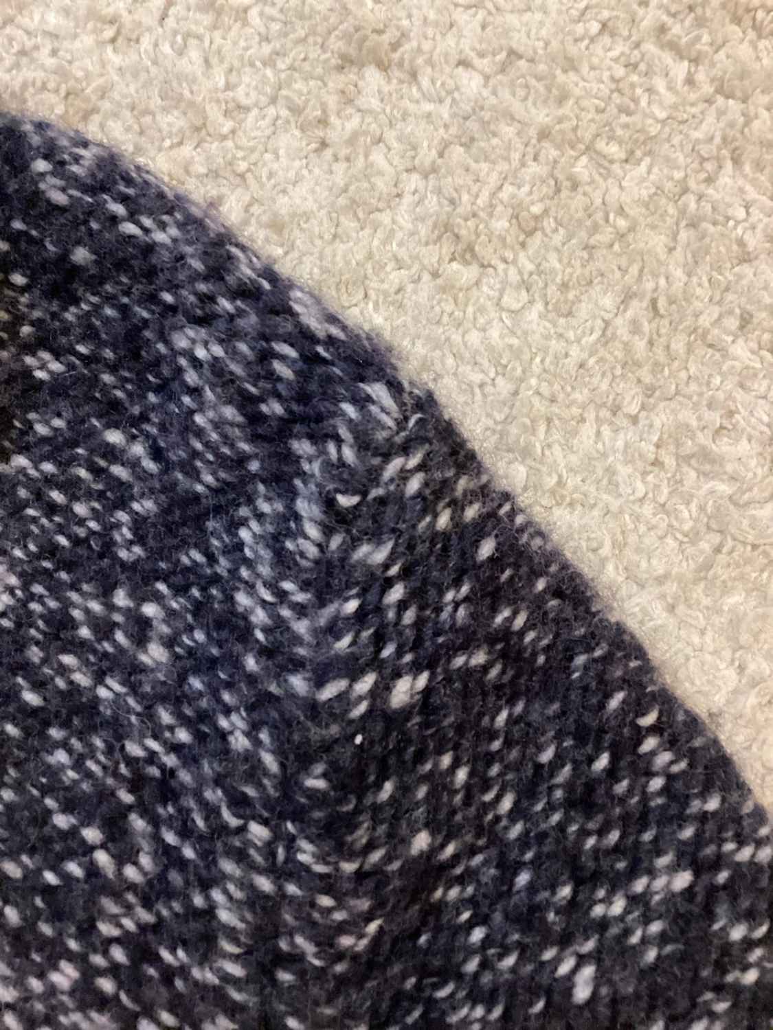 🔵🐘 Cardigan Abercrombie & Fitch Homme - Marine & Gris - Taille M