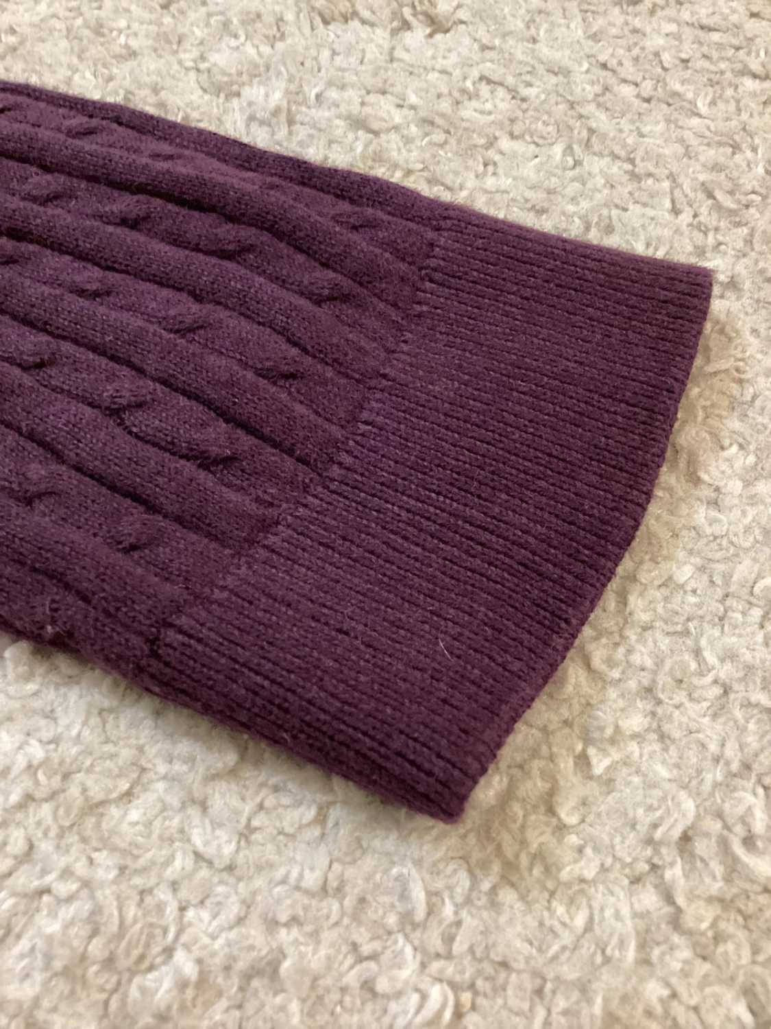 🍷 Sweat Câblé Tommy Hilfiger - Bordeaux - Taille M