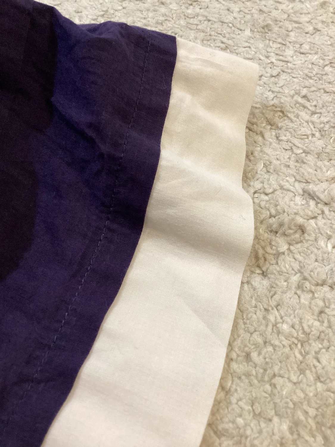 Robe Benetton Violet et Blanc - Taille 3A-4A
