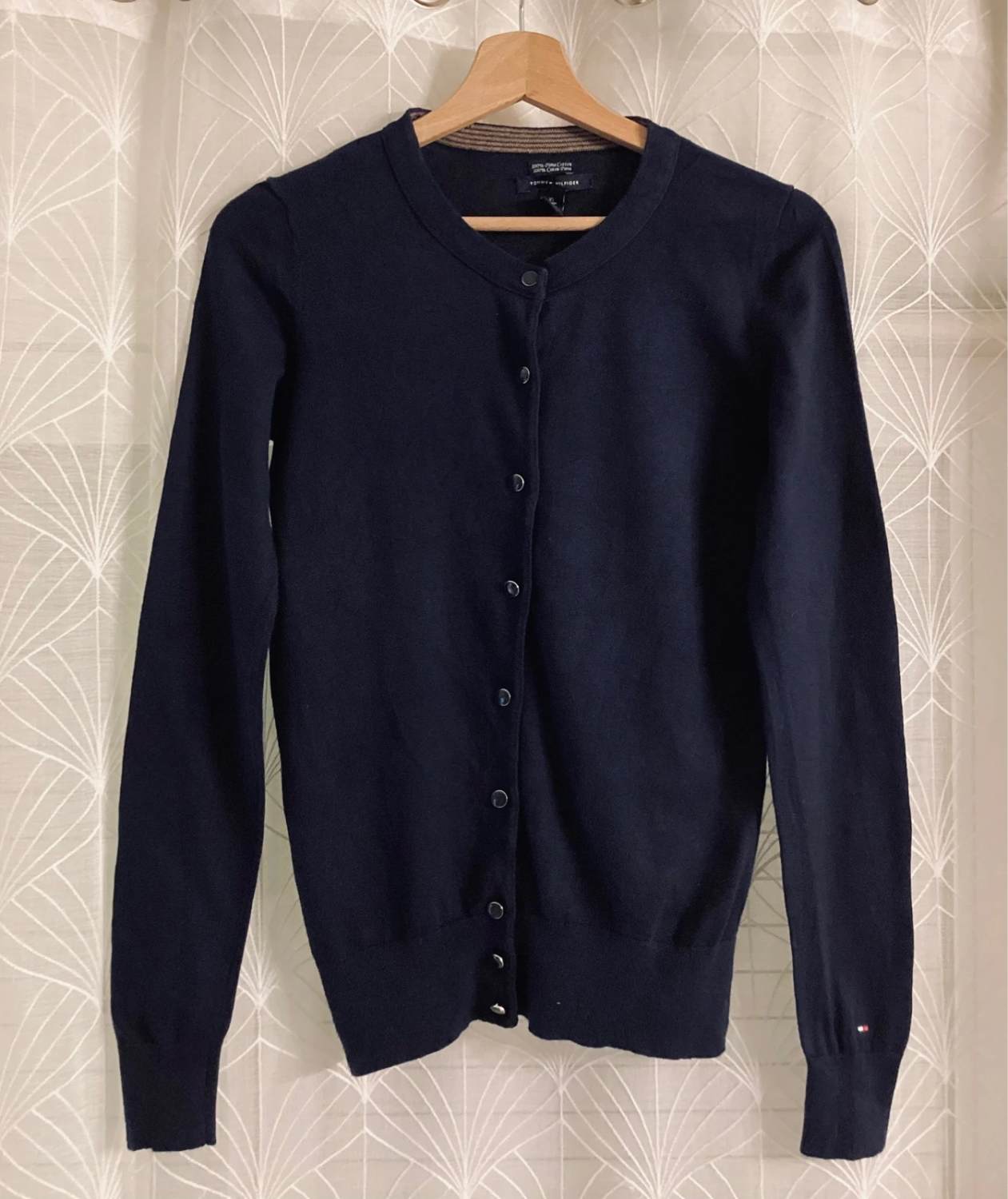 🔵 Cardigan Tommy Hilfiger Pima Cotton - Marine - Taille XS/TP