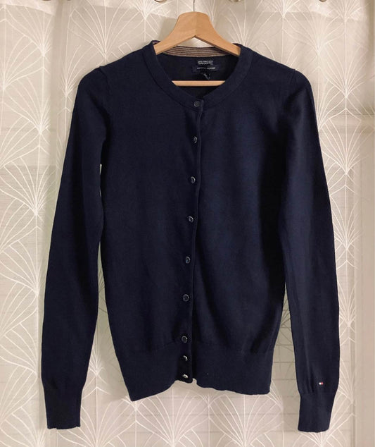 🔵 Cardigan Tommy Hilfiger Pima Cotton - Marine - Taille XS/TP