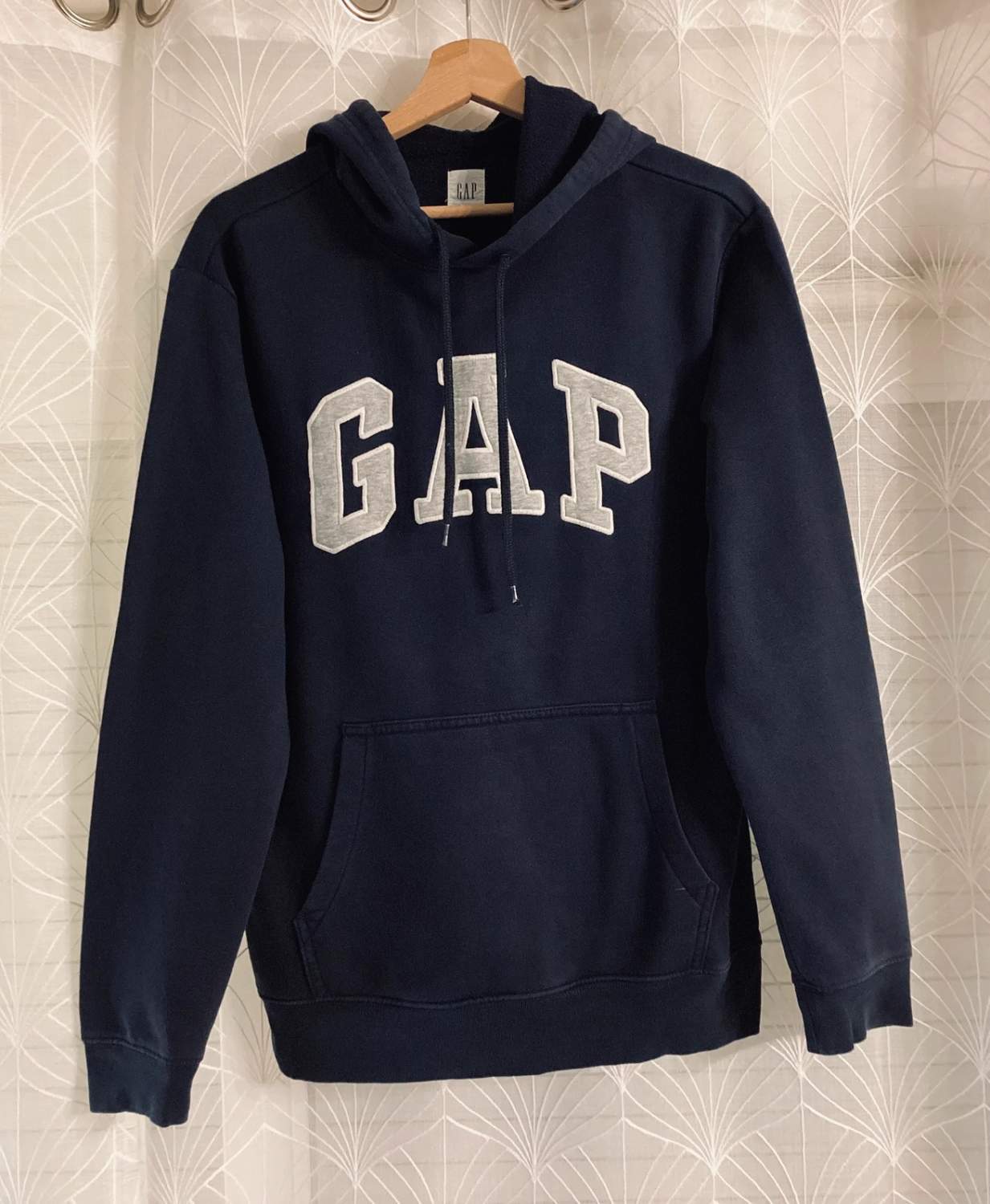 🔵 Pull Gap à Capuche Homme - Marine - Taille S