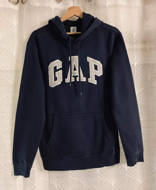 🔵 Felpa Gap con Cappuccio Uomo - Blu - Taglia S