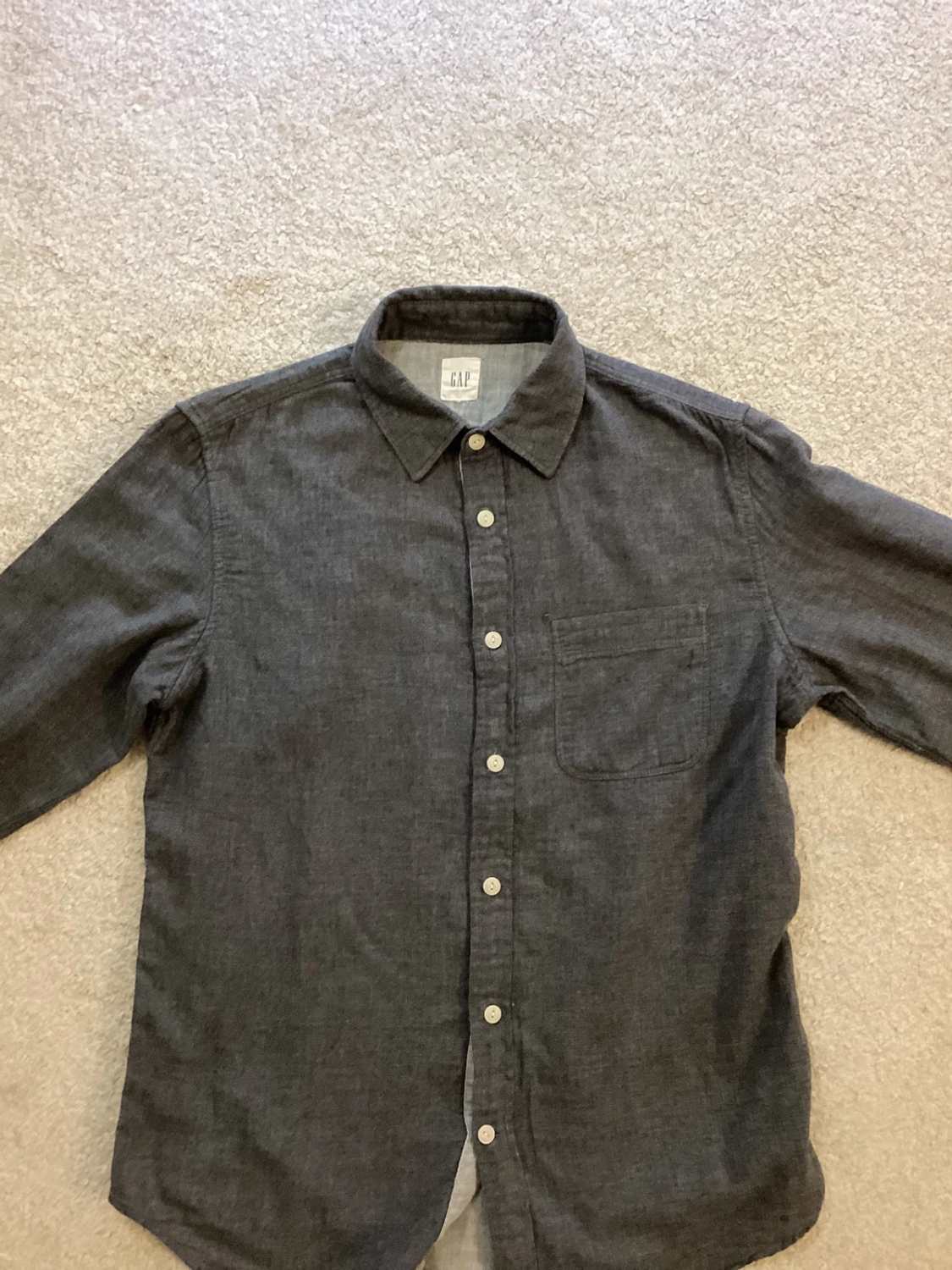 Camisa Gap Flannel - Cinzento - Tamanho S
