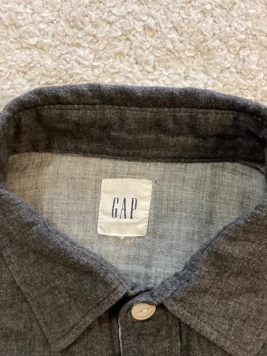 Camisa Gap Flannel - Cinzento - Tamanho S