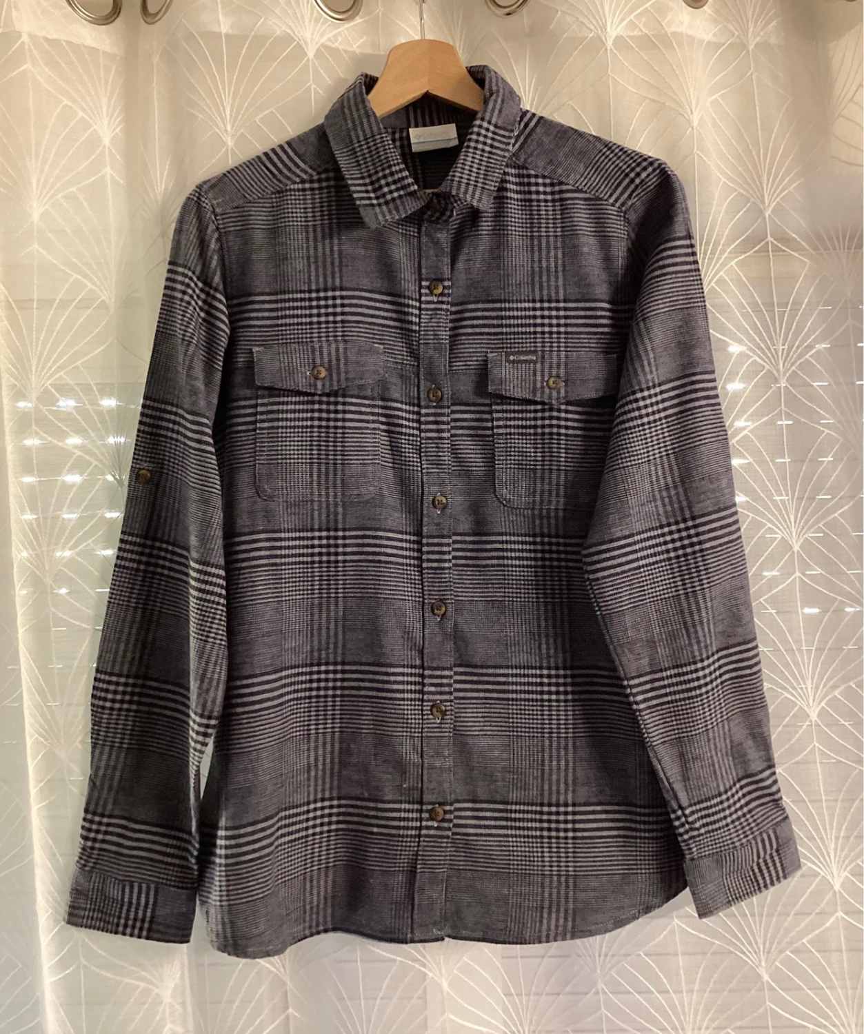 Camicia Columbia a Quadri - Grigio/Navy - Taglia S