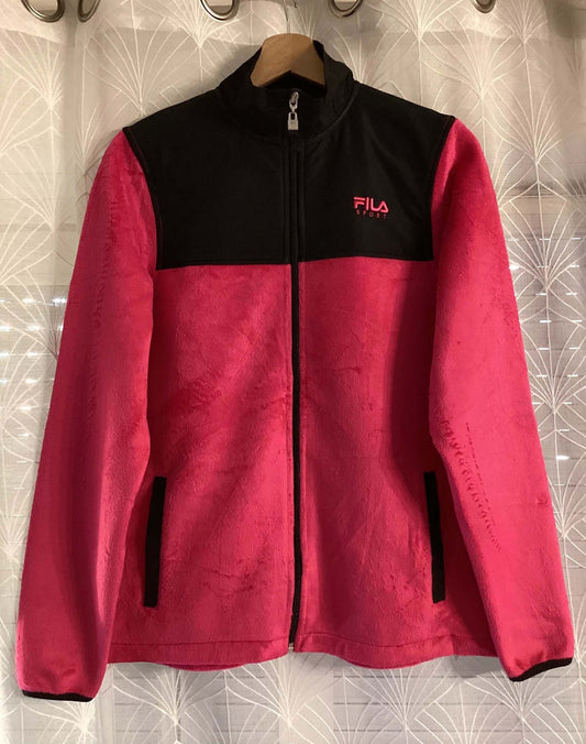 💖🖤 Veste Polaire Fila Sport - Fuchsia & Noir - Taille S