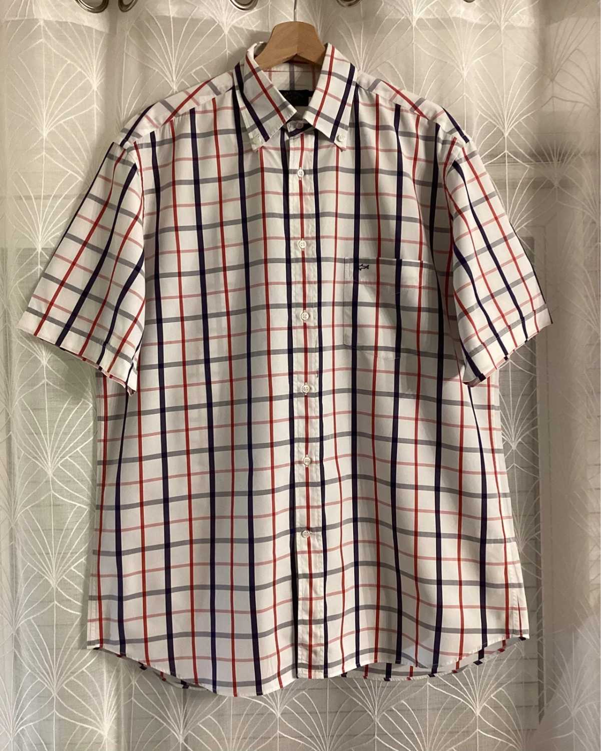Chemise Paul&Shark Yachting - Carreaux Blanc/Marine/Rouge - Taille L