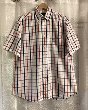 Chemise Paul&Shark Yachting - Carreaux Blanc/Marine/Rouge - Taille L