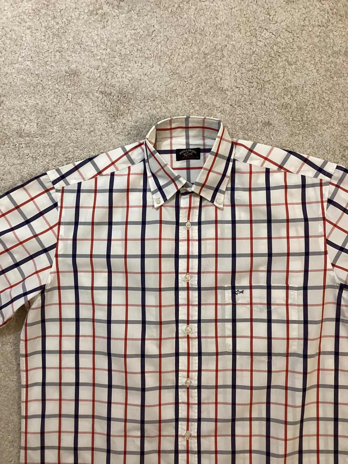 Chemise Paul&Shark Yachting - Carreaux Blanc/Marine/Rouge - Taille L