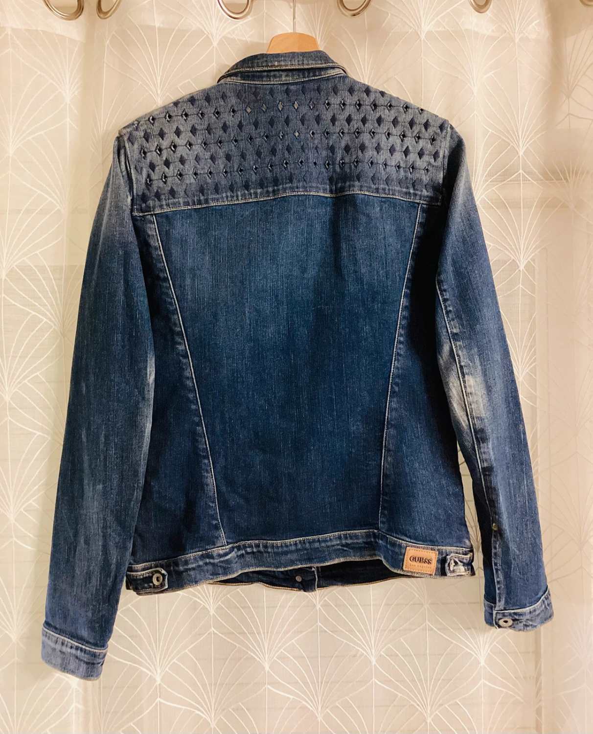 👖 Veste en Jeans Guess Femme - Bleu - Taille L
