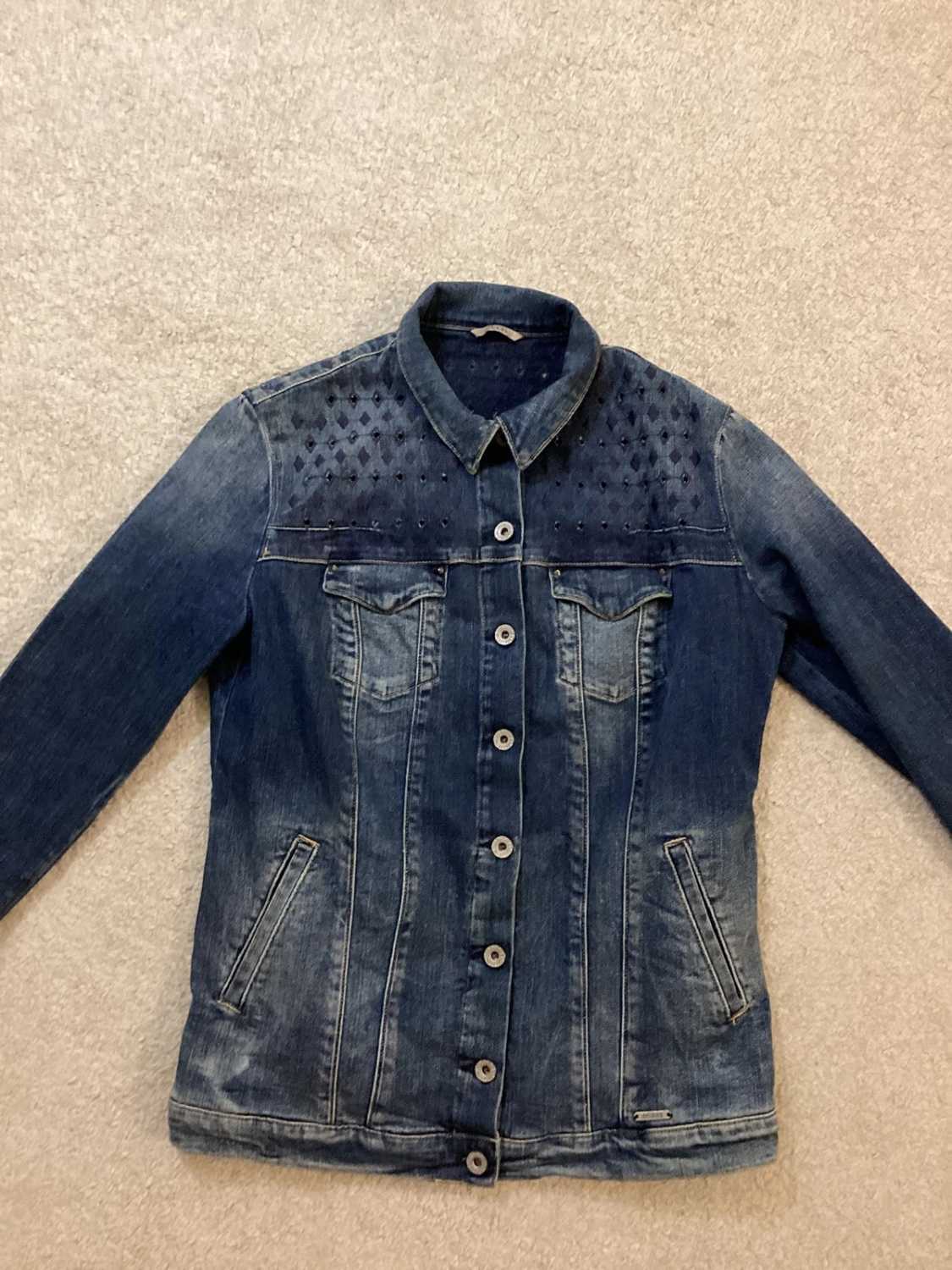 👖 Veste en Jeans Guess Femme - Bleu - Taille L
