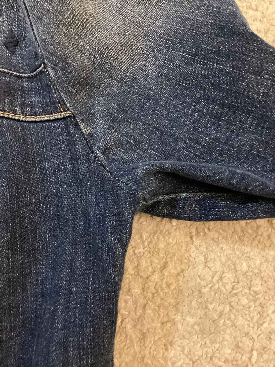 👖 Veste en Jeans Guess Femme - Bleu - Taille L