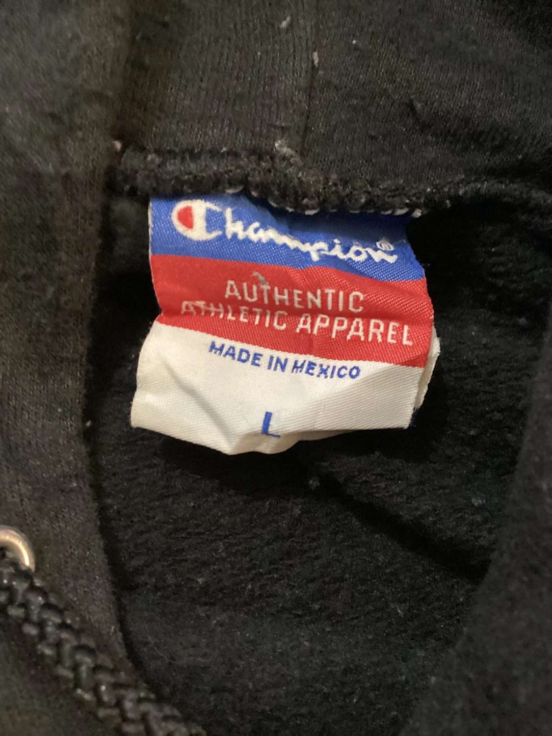 🖤 Pull à Capuche Champion - Noir - Taille L