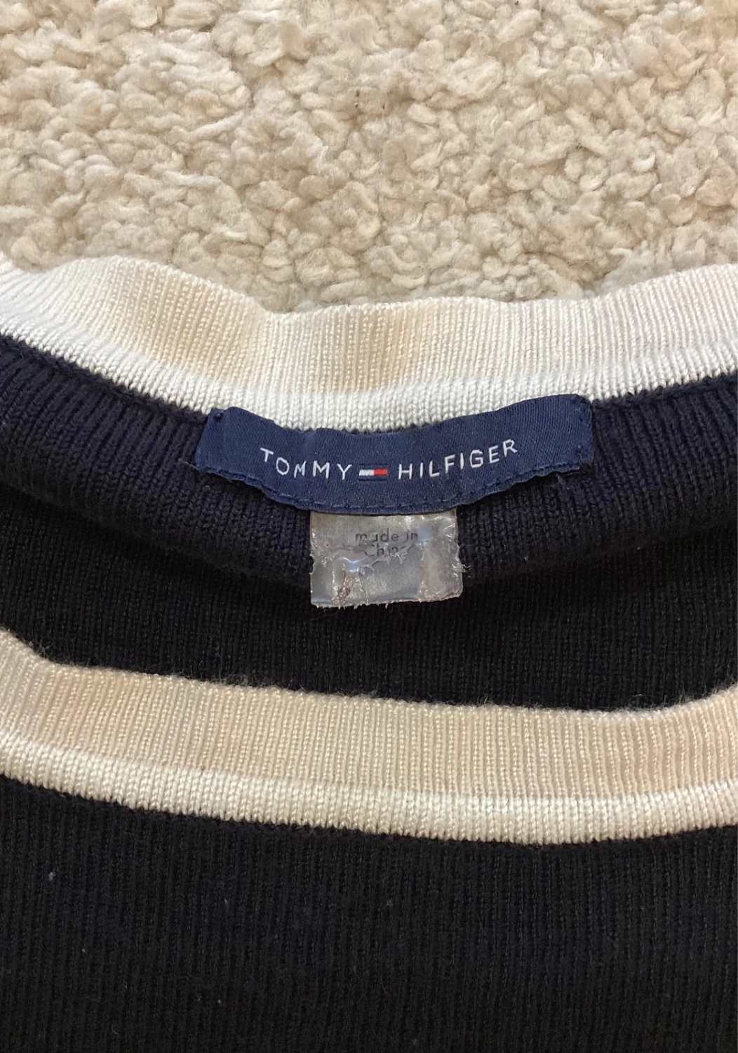 🔵 Tunique Longue Tommy Hilfiger - Marine - Taille L